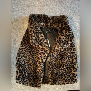 NEW WITH TAGS leopard vest